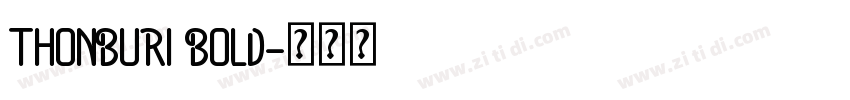 THONBURI BOLD字体转换